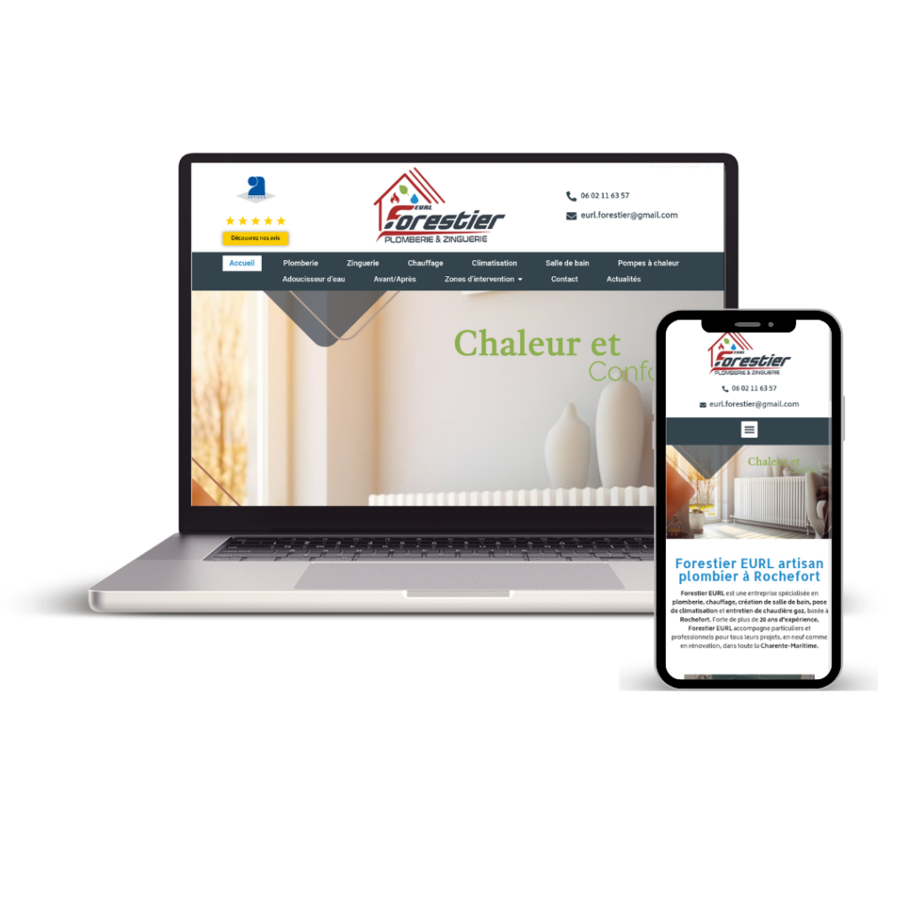 Site internet artisan Rochefort