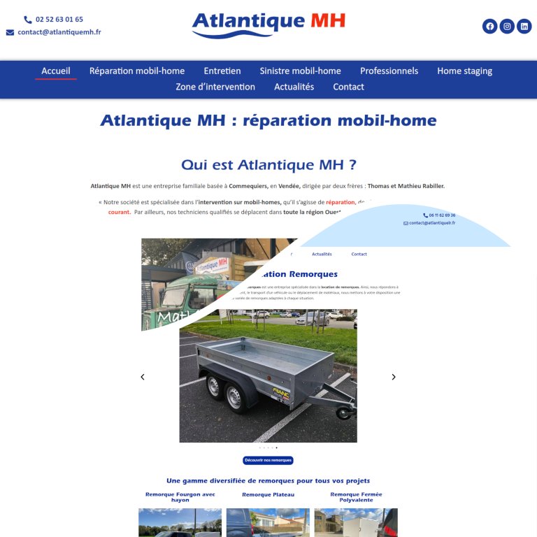 Site internet professionnel